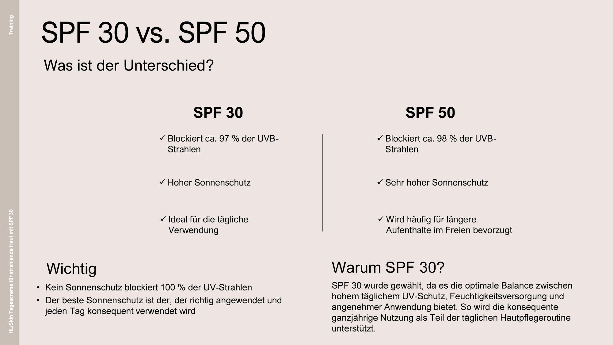HL/Skin Tagescreme für strahlende Haut SPF 30 (ref: 538K)